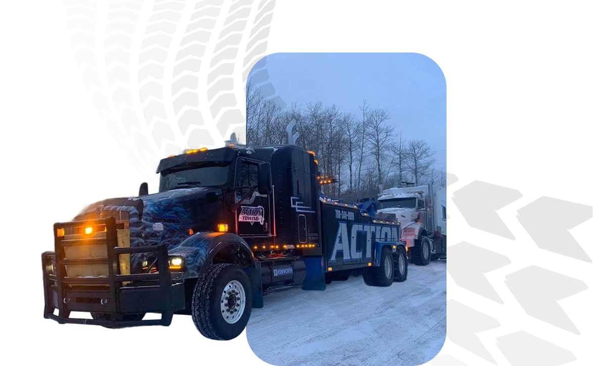 Action Towing service truck