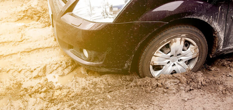 Common Things You Should Do If Your Car Gets Stuck In The Mud