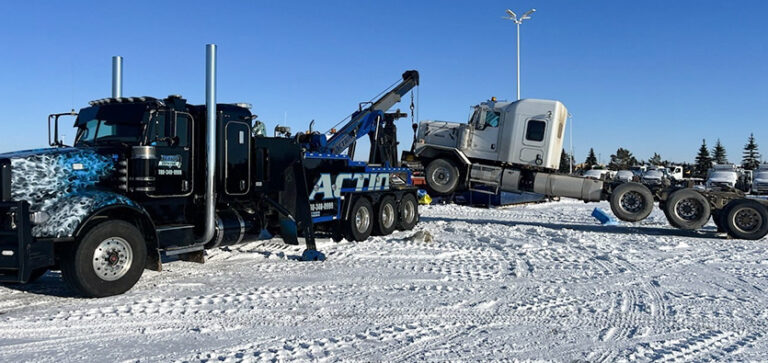 How Heavy-Duty Towing Assists With Overturned And Stuck Trucks In Snow